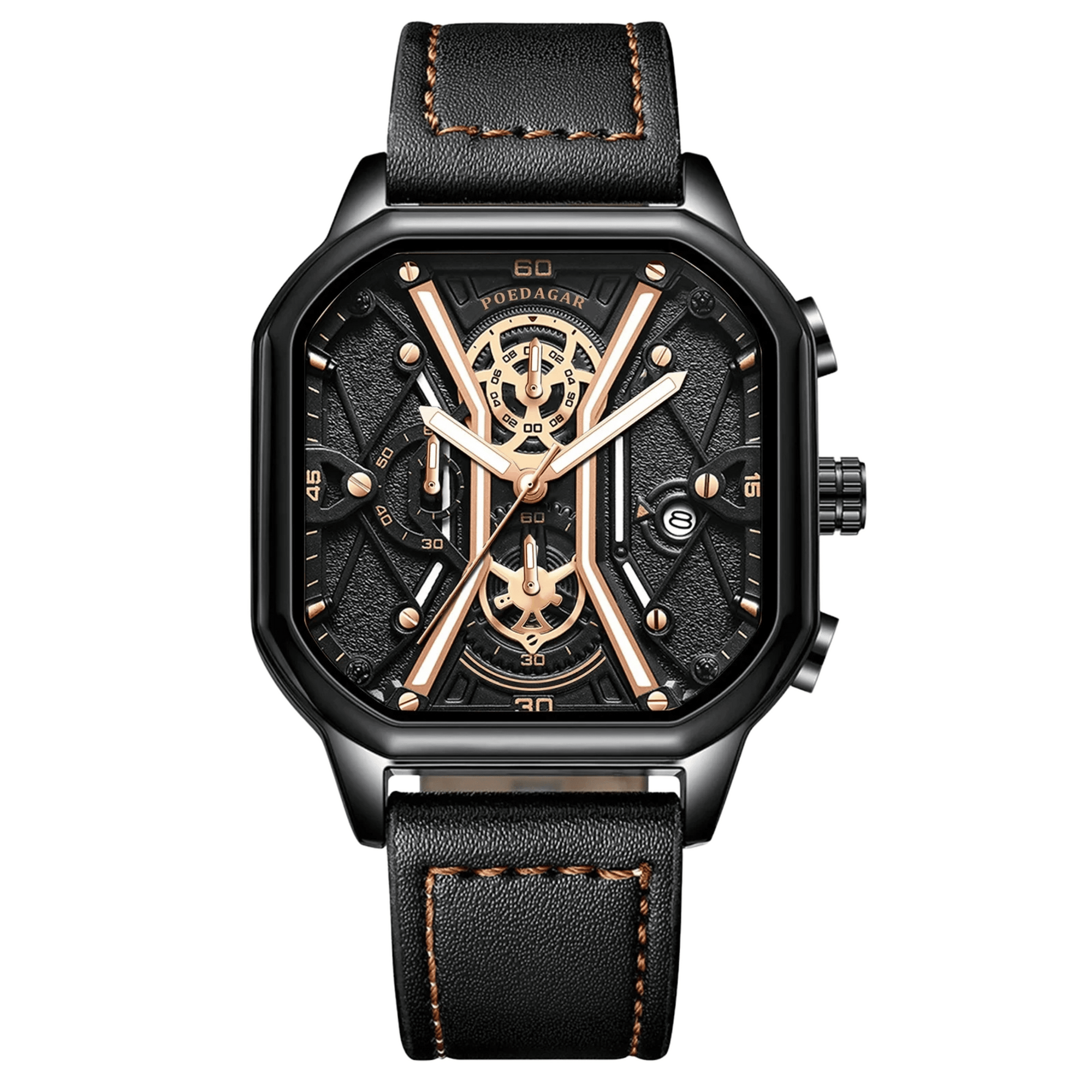 Relógio Masculino RectoTime Series Quartz Clássico