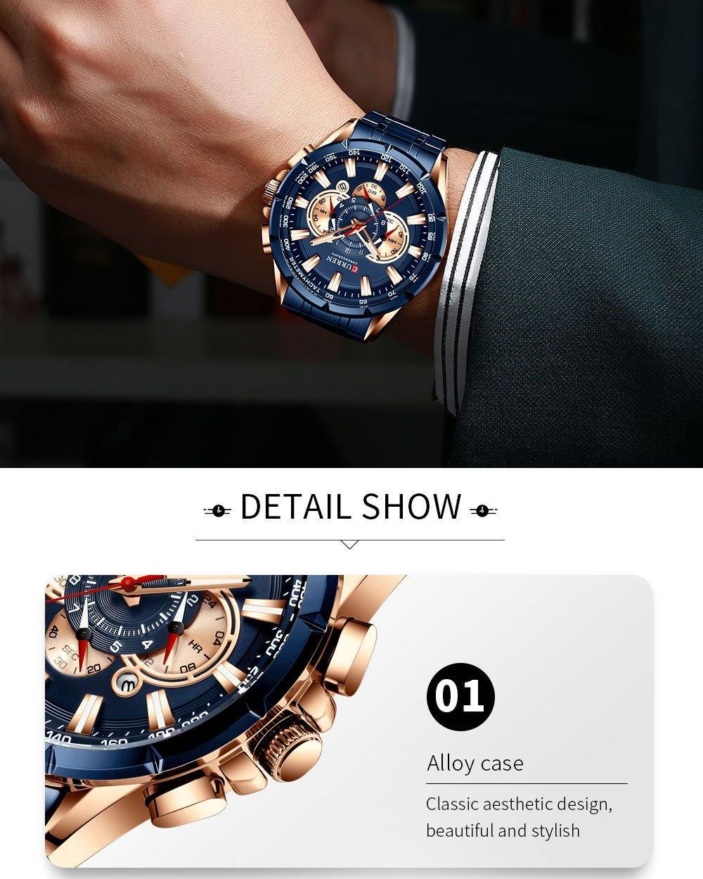 Relógio Masculino Force MP068 Cronógrafo de Luxo