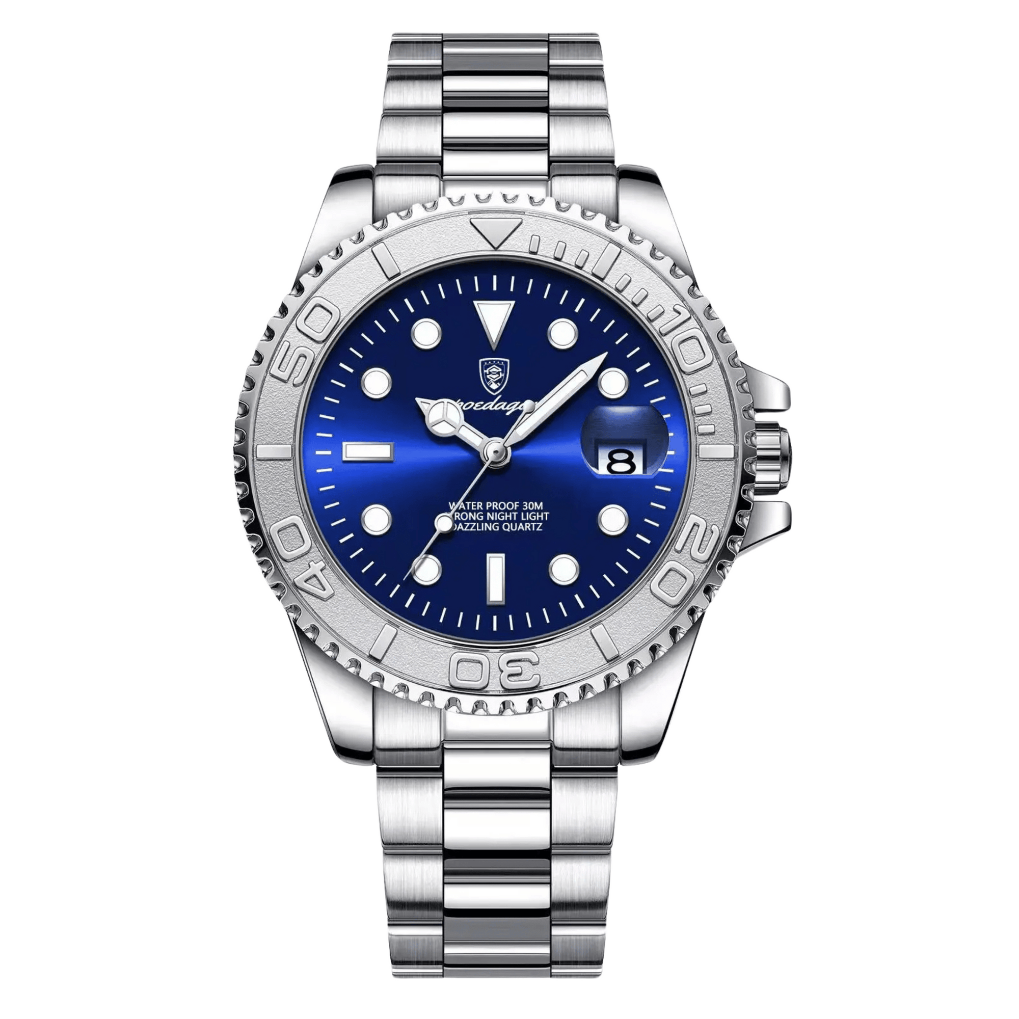 Relógio Masculino Submariner Clássico de Luxo