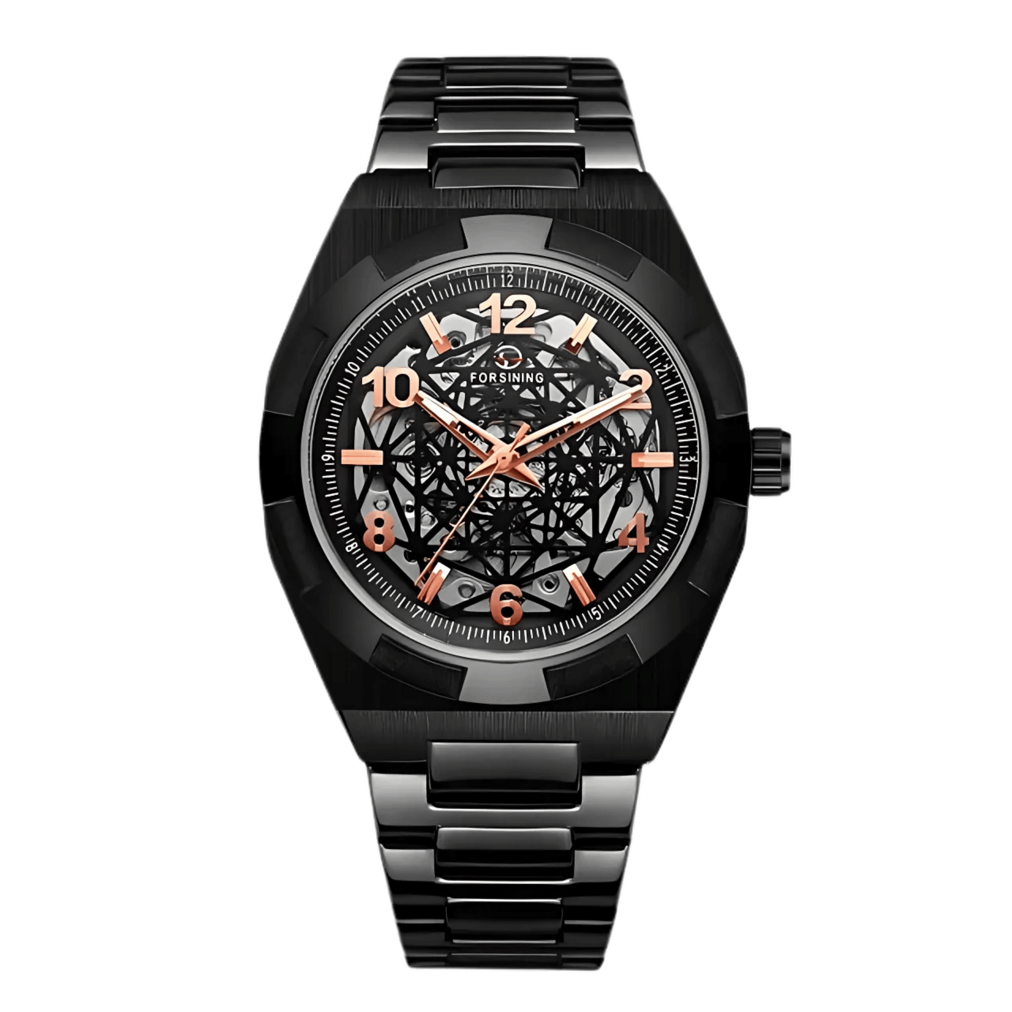 Relógio Masculino Venezio Automático Esqueleto de Luxo