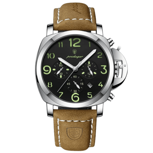 Relógio Masculino Bordeaux Quartz Luxo Clássico