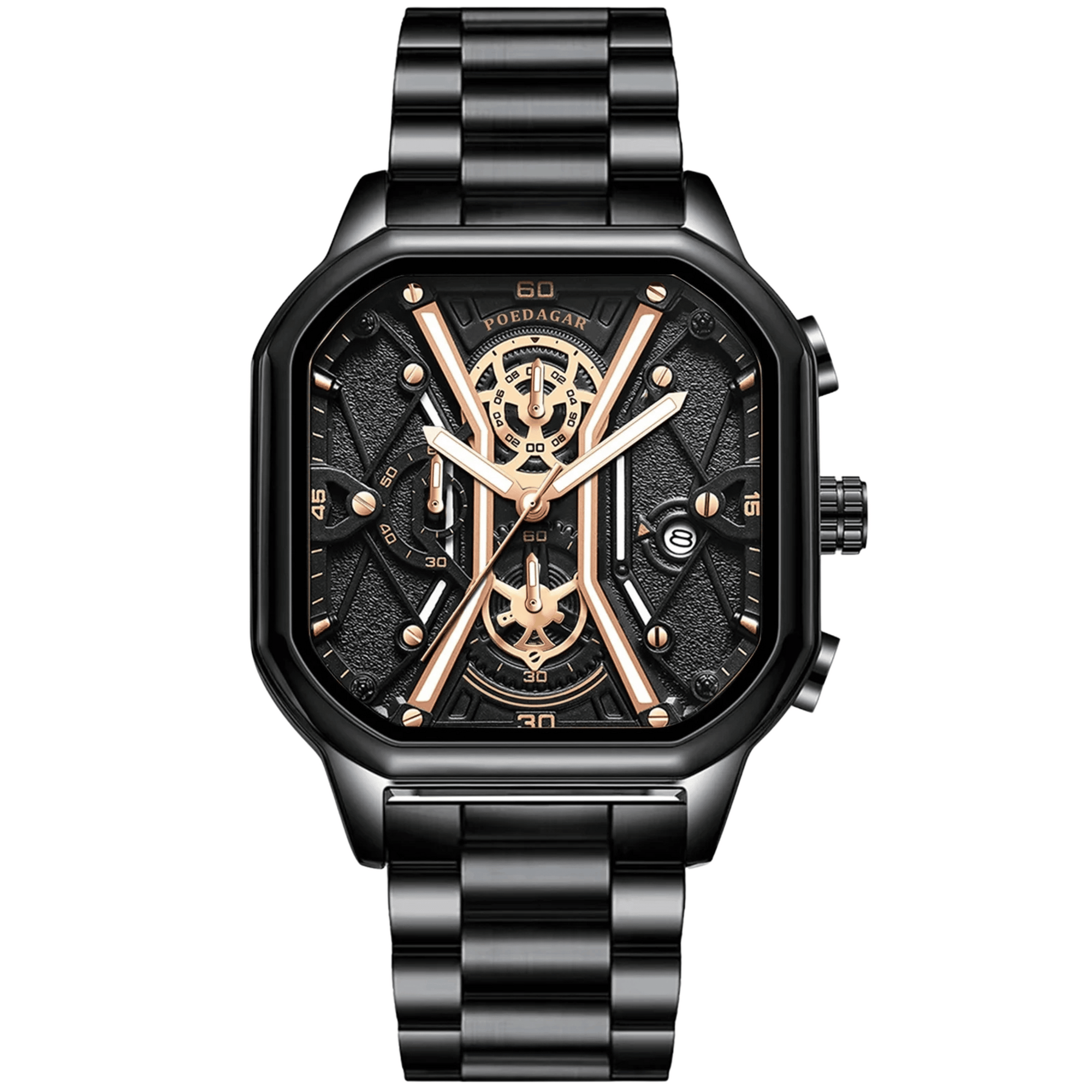 Relógio Masculino RectoTime Series Quartz Clássico