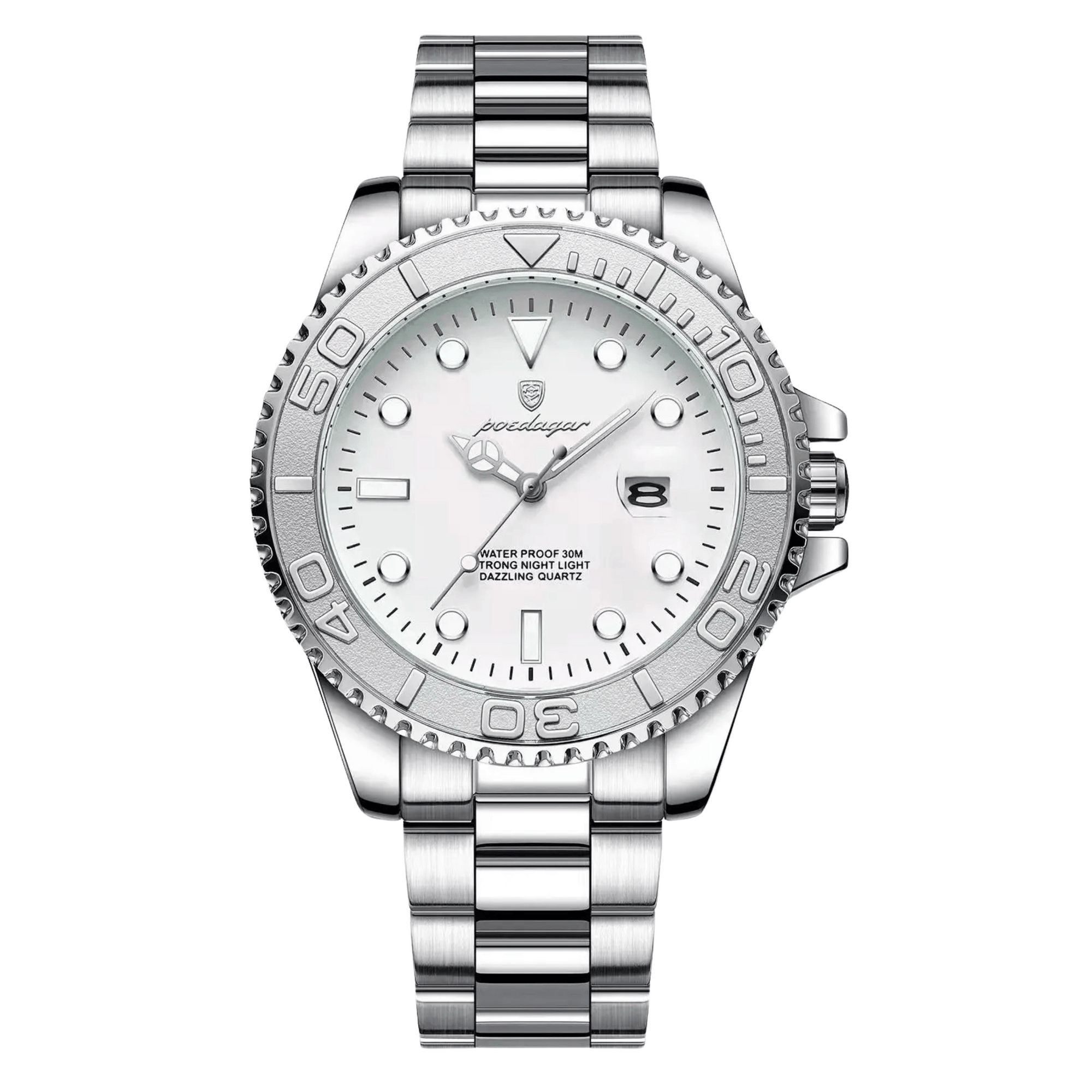 Relógio Masculino Submariner Clássico de Luxo