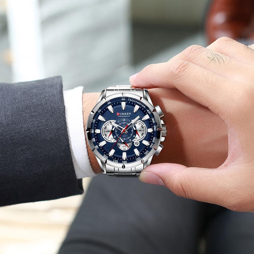 Relógio Masculino Force MP068 Cronógrafo de Luxo