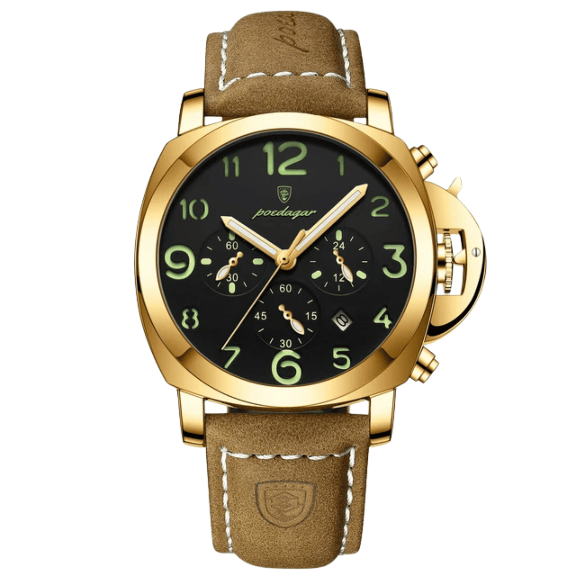 Relógio Masculino Bordeaux Quartz Luxo Clássico