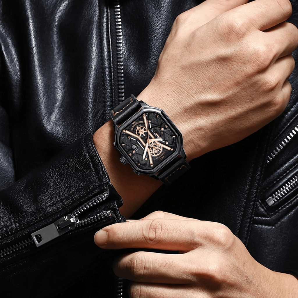 Relógio Masculino RectoTime Series Quartz Clássico
