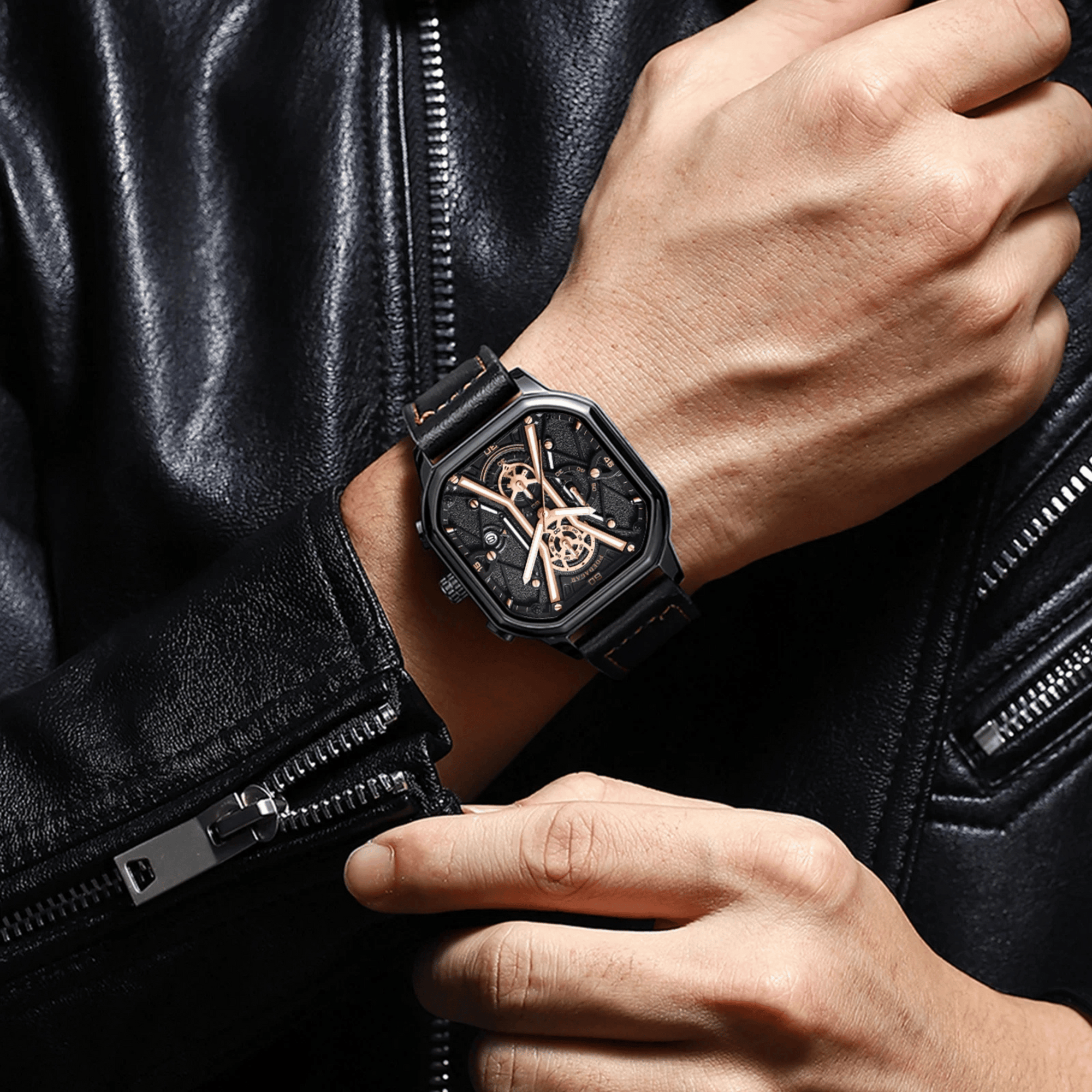 Relógio Masculino RectoTime Series Quartz Clássico