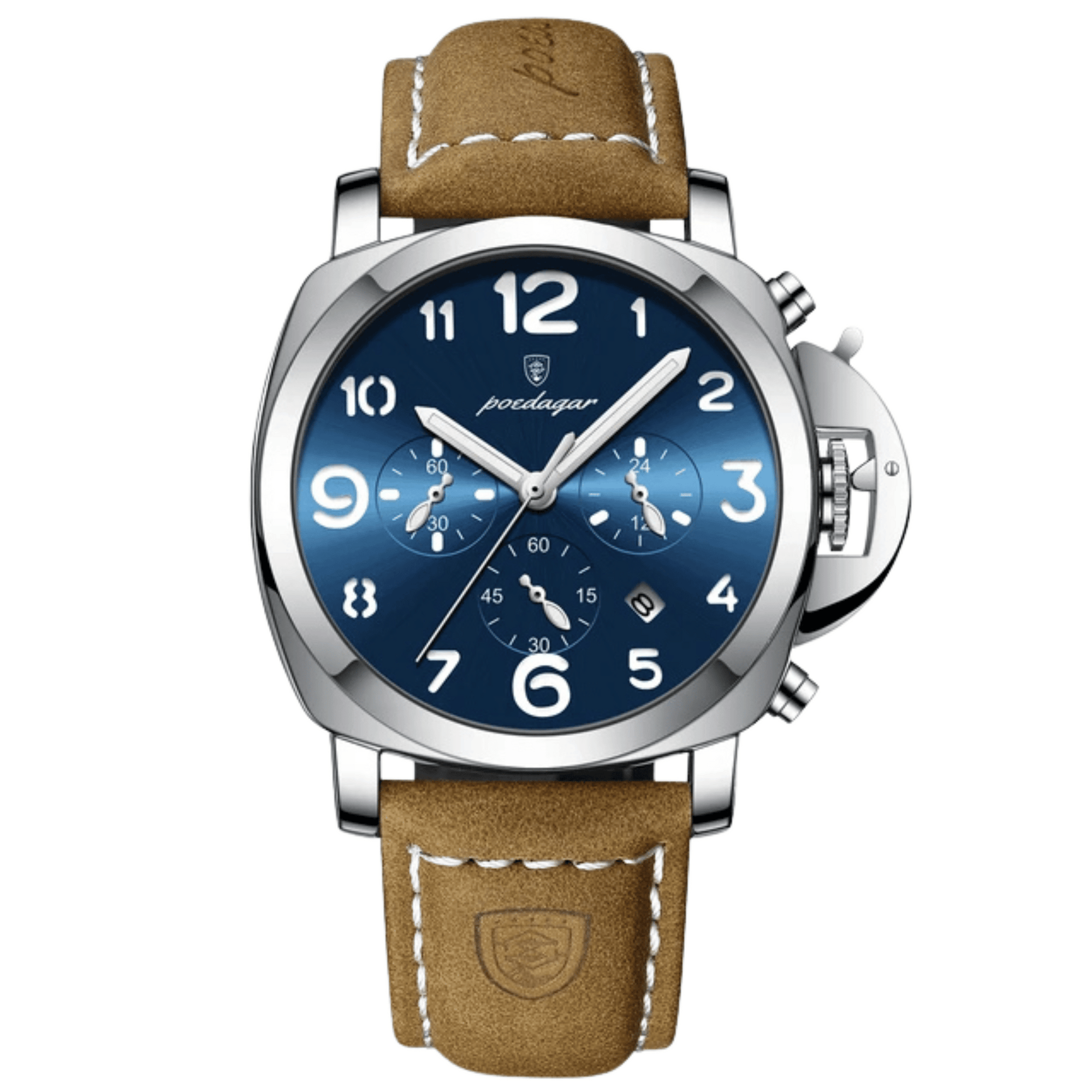 Relógio Masculino Bordeaux Quartz Luxo Clássico