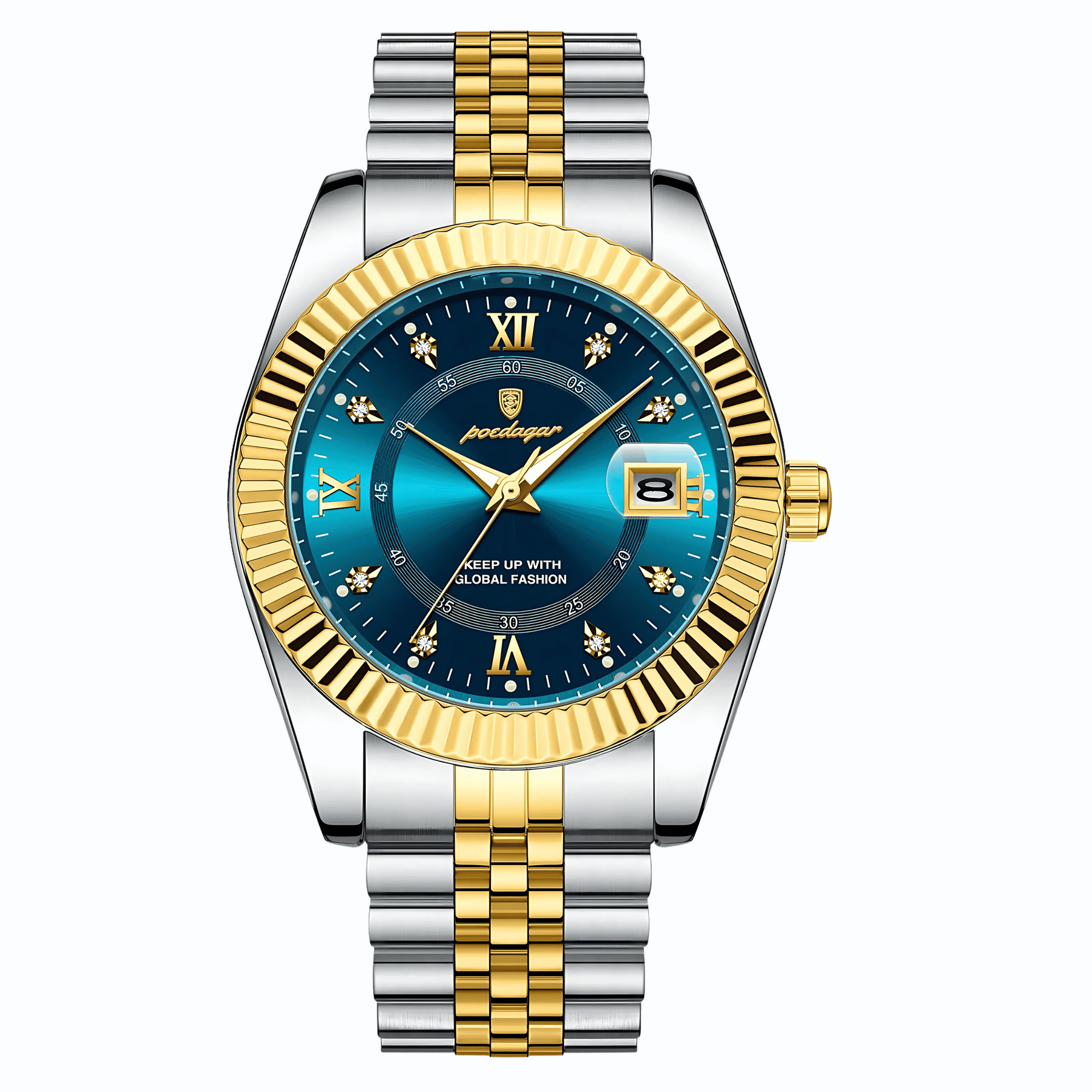 Relógio Masculino Saint-Tropez Quartz Clássico de Luxo