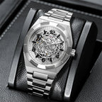 Relógio Masculino Venezio Automático Esqueleto de Luxo