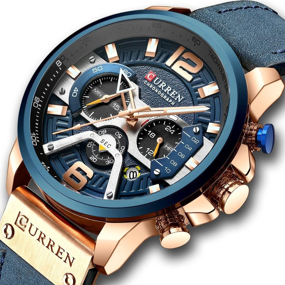 Relógio Masculino Nero MP075 Cronógrafo de Luxo