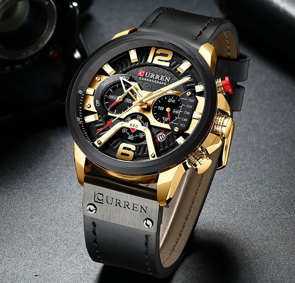 Relógio Masculino Nero MP075 Cronógrafo de Luxo