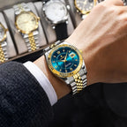 Relógio Masculino Saint-Tropez Quartz Clássico de Luxo